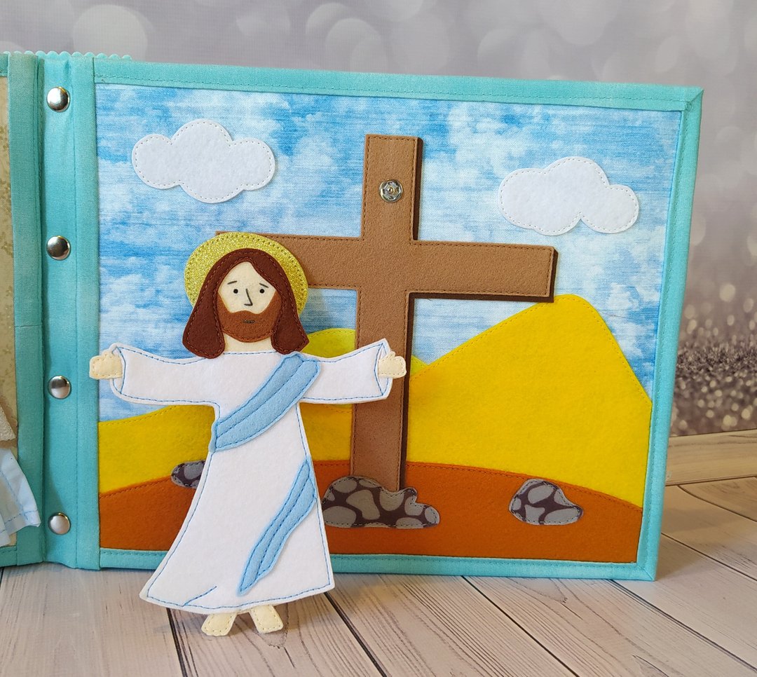 Bible for kids Babybible Baptismal giftChristian quiet book Religious stories - 玩具/玩偶 - 其他材质 