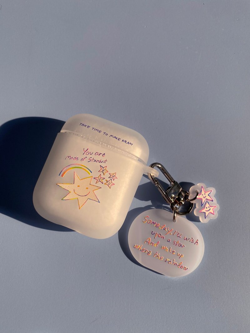 AirPods case (1/2) you are made of stardust - 耳机收纳 - 硅胶 透明