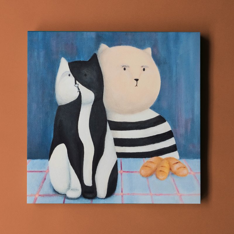 毕卡索与他的猫艺术微喷挂画 - 海报/装饰画/版画 - 其他材质 多色