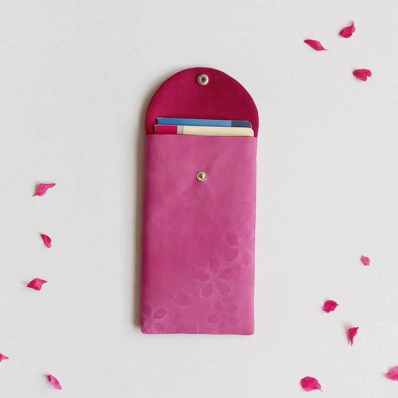 T.H.Ani 天然染樱花红包袋 存折袋 现金袋 红包袋 手工 布红包 - 其他 - 棉．麻 粉红色