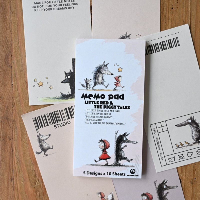 大野狼 便条本 - 便条纸/标签贴 - 纸 