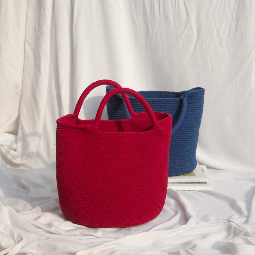 Red or Blue Bucket Hand bags, Tank bag, Shopping bag, Bucket bag ,Hand bags - 手提包/手提袋 - 其他材质 红色