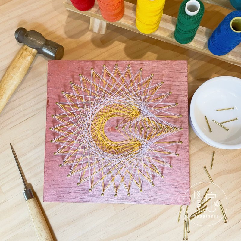 Stringart 艺术创作品 - 摆饰 - 其他材质 多色
