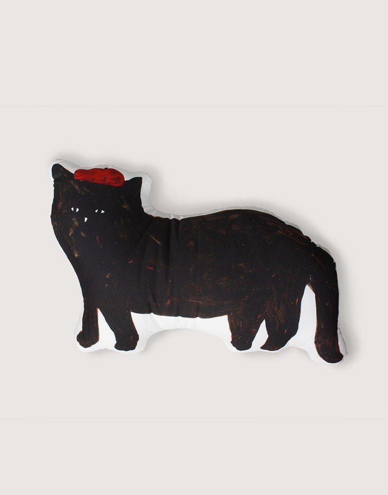 【小物】猫猫咪咪 | 70cm大抱枕 _台湾制绒毛造型枕 可爱居家风格 - 枕头/抱枕 - 棉．麻 多色