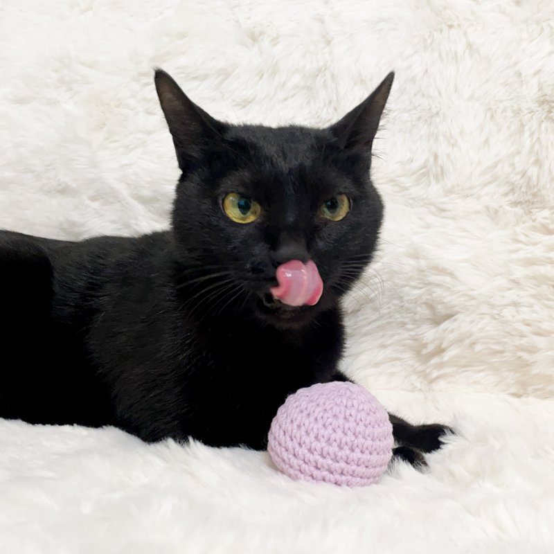 彩色编织小球球/猫草包/猫玩具/多色可选2 - 玩具 - 棉．麻 