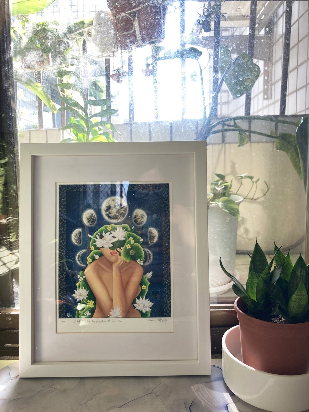 月映脉动  艺术微喷  限量版画 精选相框 Giclée Art Print - 海报/装饰画/版画 - 纸 多色