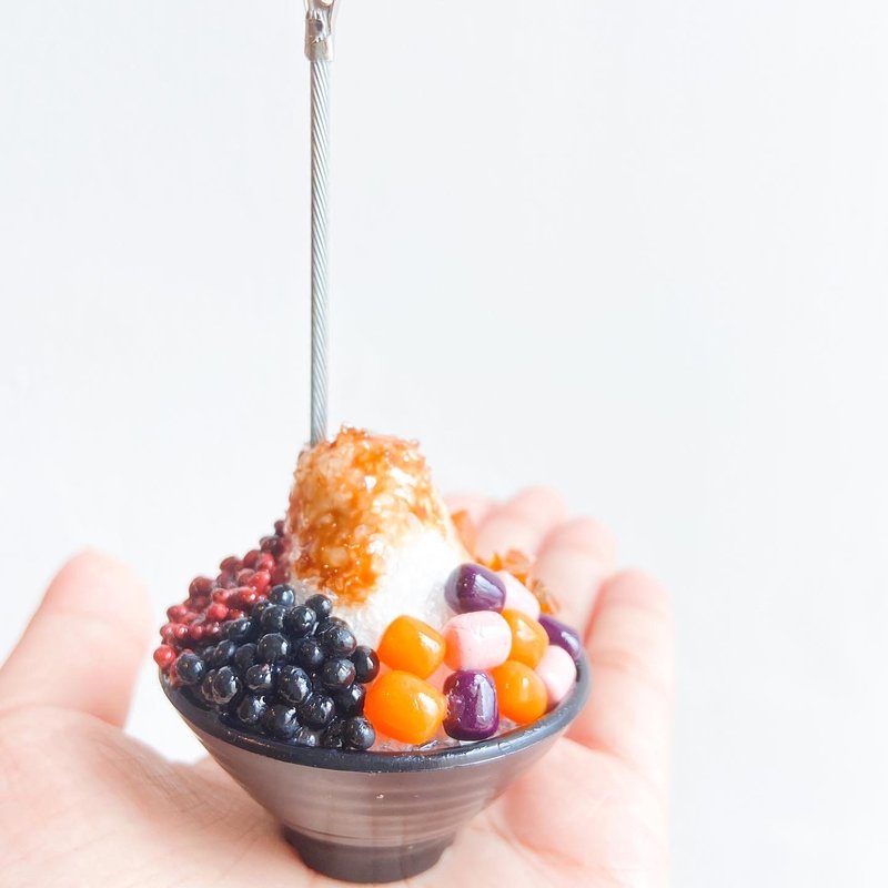 【台式】芋圆珍珠红豆刨冰 | 台式刨冰| 黏土饰物 | 微缩饰物 - 摆饰 - 粘土 