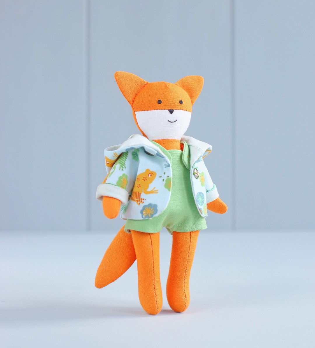 PDF Mini Fox Doll Sewing Pattern - 手工艺教程/工具书 - 其他材质 