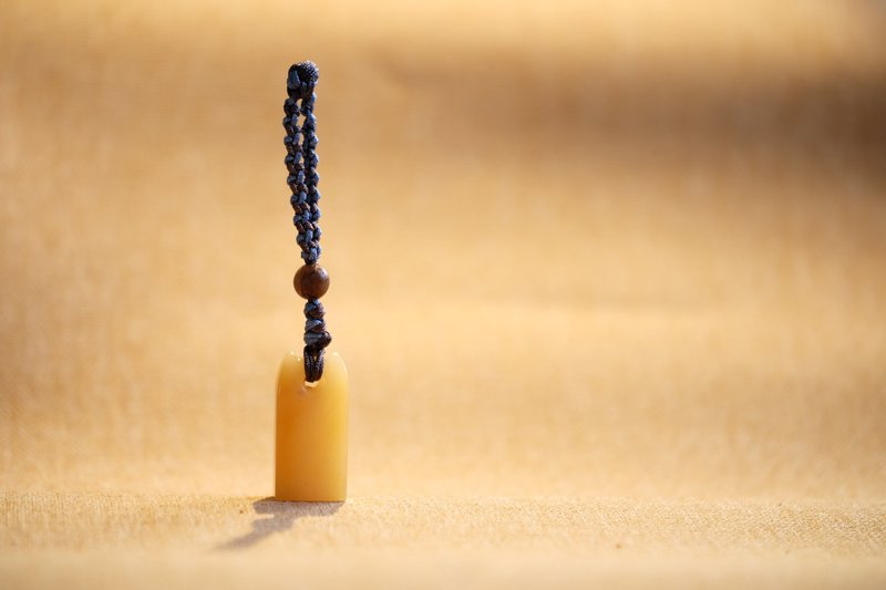 【迷宠印钮】小猫印 (含手工刻1字) - 印章/印台 - 石头 橘色