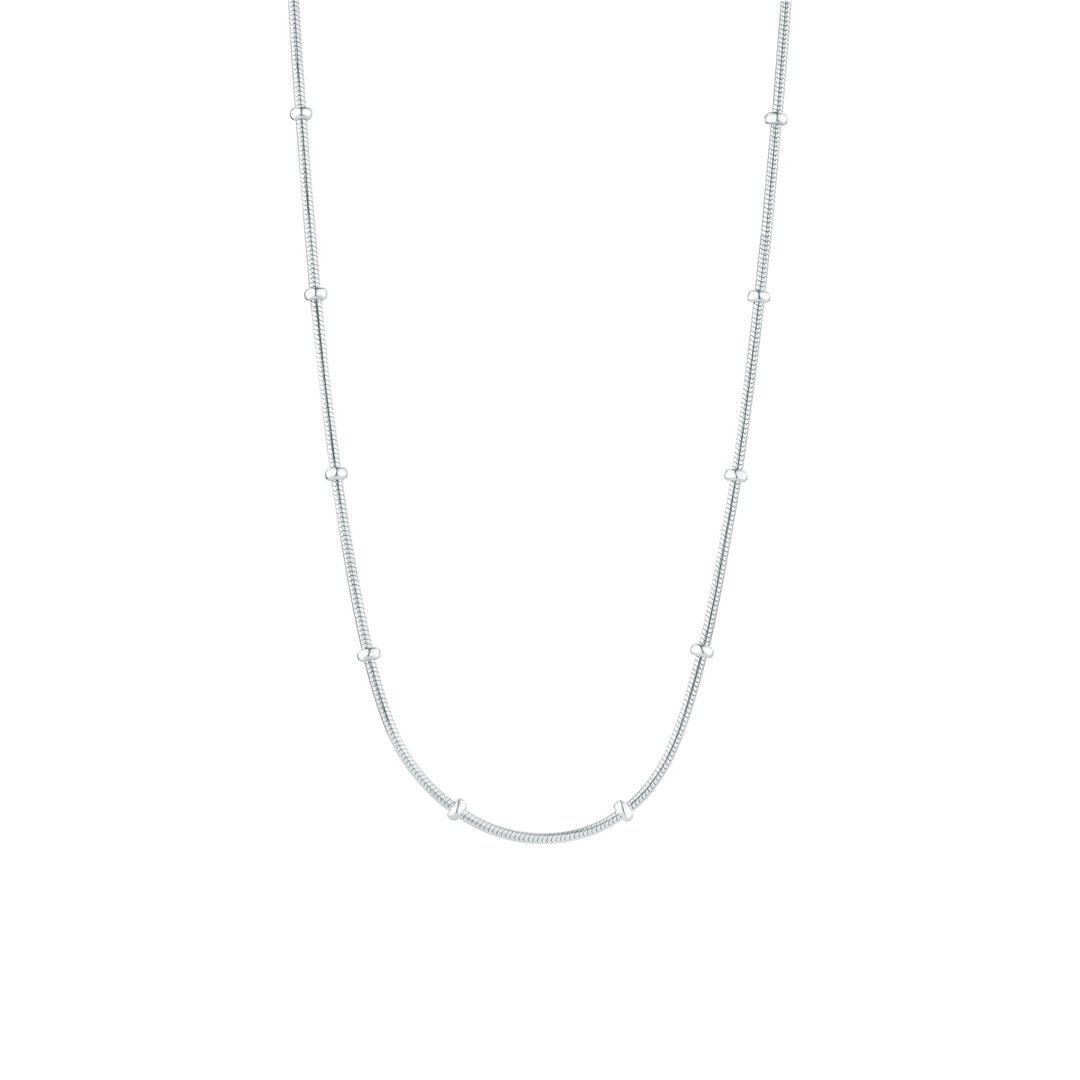 【Gift box】Sterling Silver Necklace Two styles - 项链 - 纯银 银色