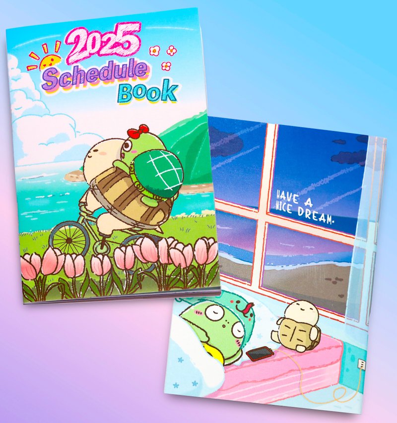 Little B 填色本schedule Book2025 - 年历/台历 - 纸 多色