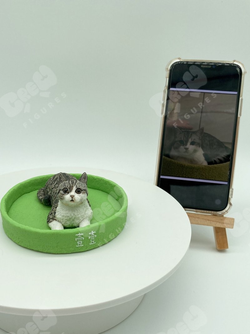 港短唐猫  Pawsome 宠物彩陶公仔 Pawsome clayfigure - 陶艺 - 陶 多色