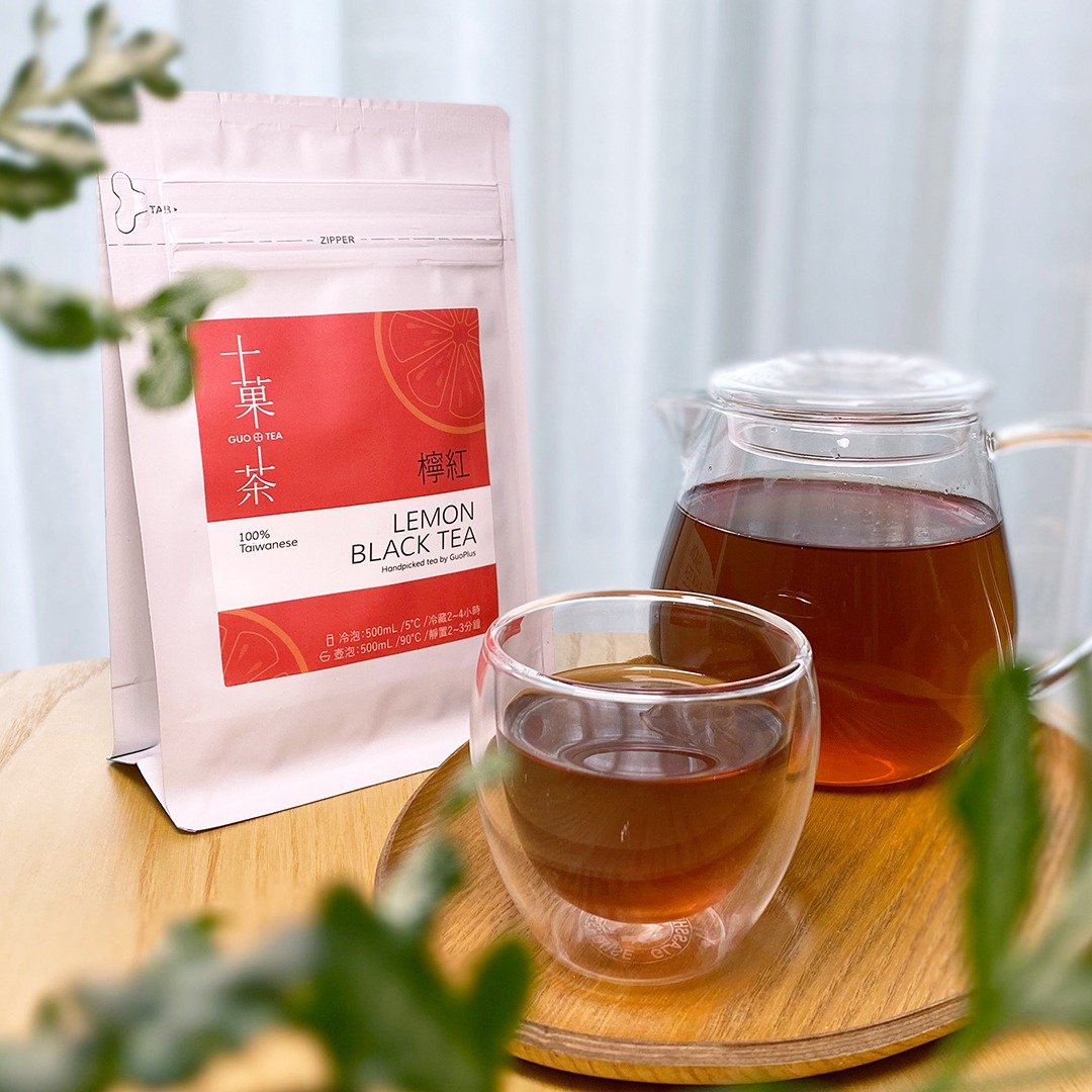 柠檬红乌龙茶(大茶包8入) 台湾冻干水果茶包 - 茶 - 新鲜食材 红色