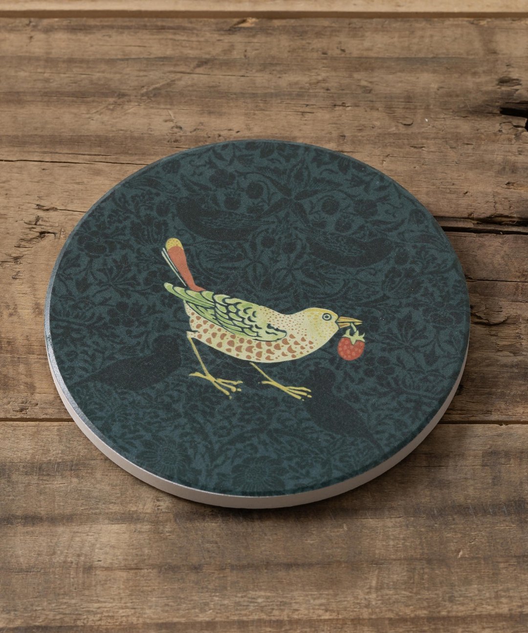 William Morris 图案硅藻土杯垫 02. 黑色 - 杯垫 - 其他材质 多色