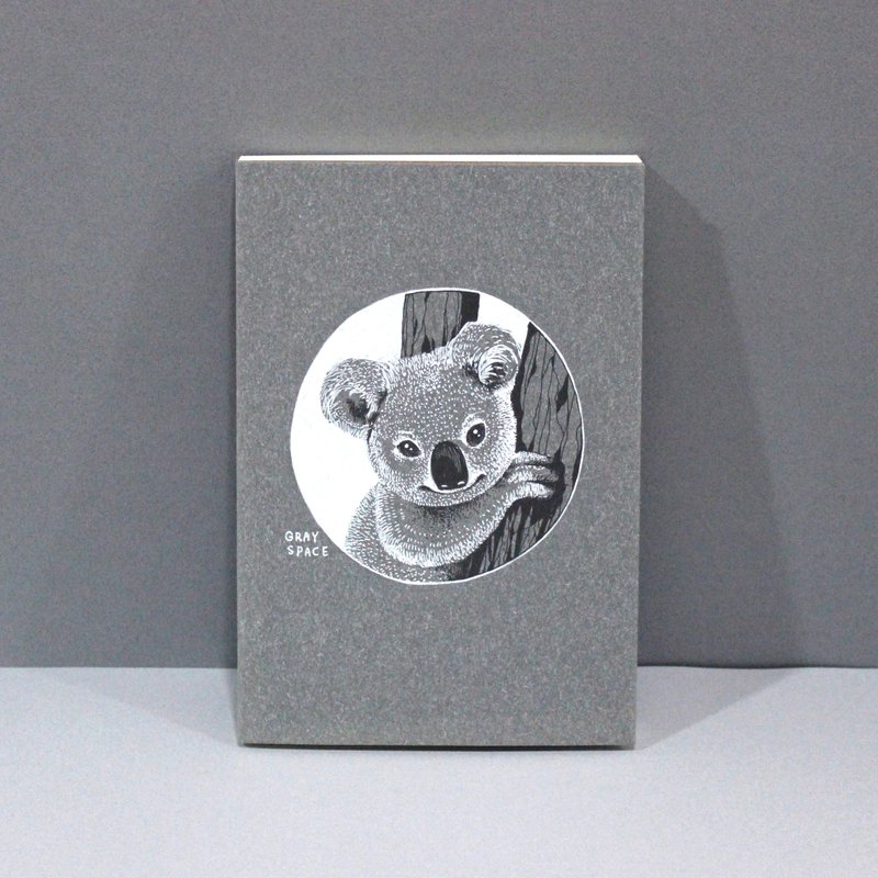 【 纯手绘封面 】 灰色线装素描本 内页空白 无尾熊系列 8款 - 笔记本/手帐 - 纸 