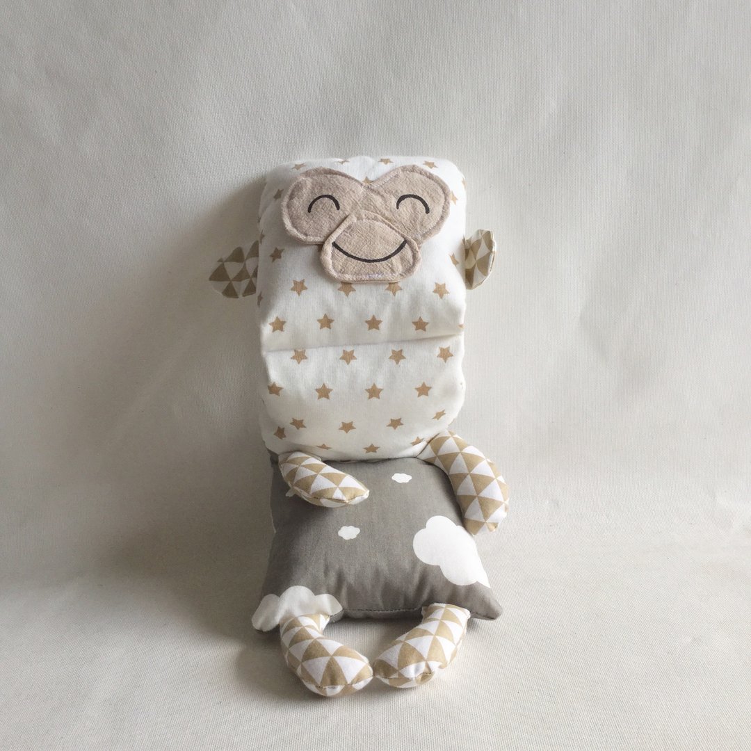 Homycat monty monkey bolster junior (foldable) - 玩具/玩偶 - 其他材质 