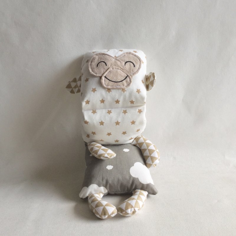 Homycat monty monkey bolster junior (foldable) - 玩具/玩偶 - 其他材质 
