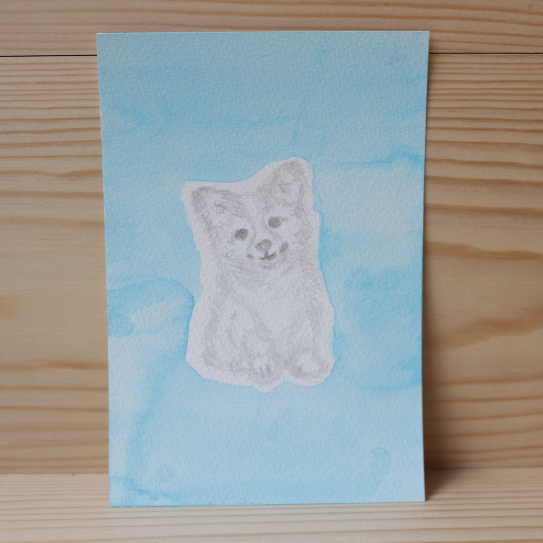 旅行天空动物威尔斯柯基犬 - 海报/装饰画/版画 - 陶 蓝色