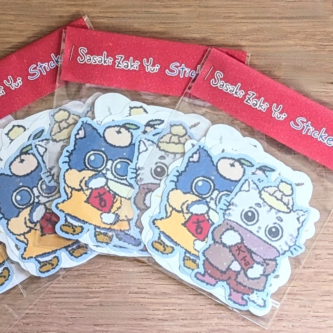 【现货】贴纸包 l 新年款 l  六入包装 - 贴纸 - 纸 红色