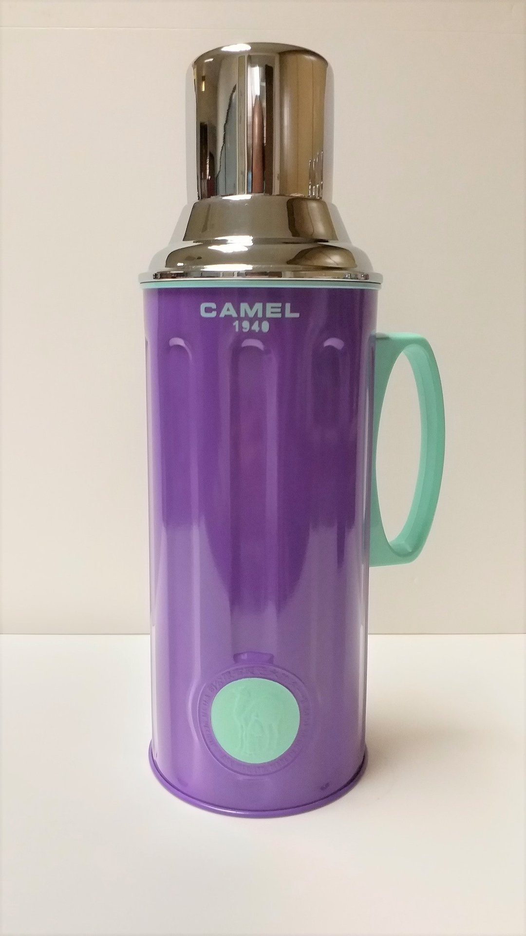 骆驼牌 950ml 玻璃胆真空保温壶糖果色壶身 紫 - 保温瓶/保温杯 - 其他材质 紫色