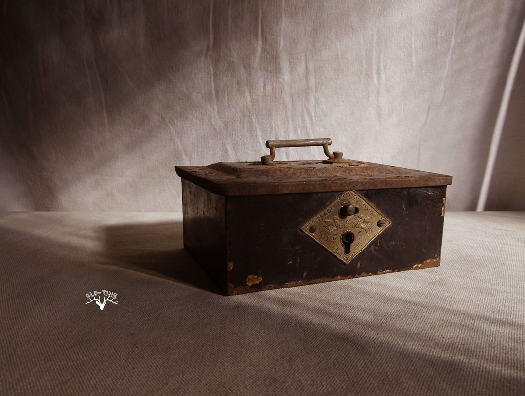 【老时光 OLD-TIME】早期钱箱保险箱 - 收纳用品 - 其他材质 