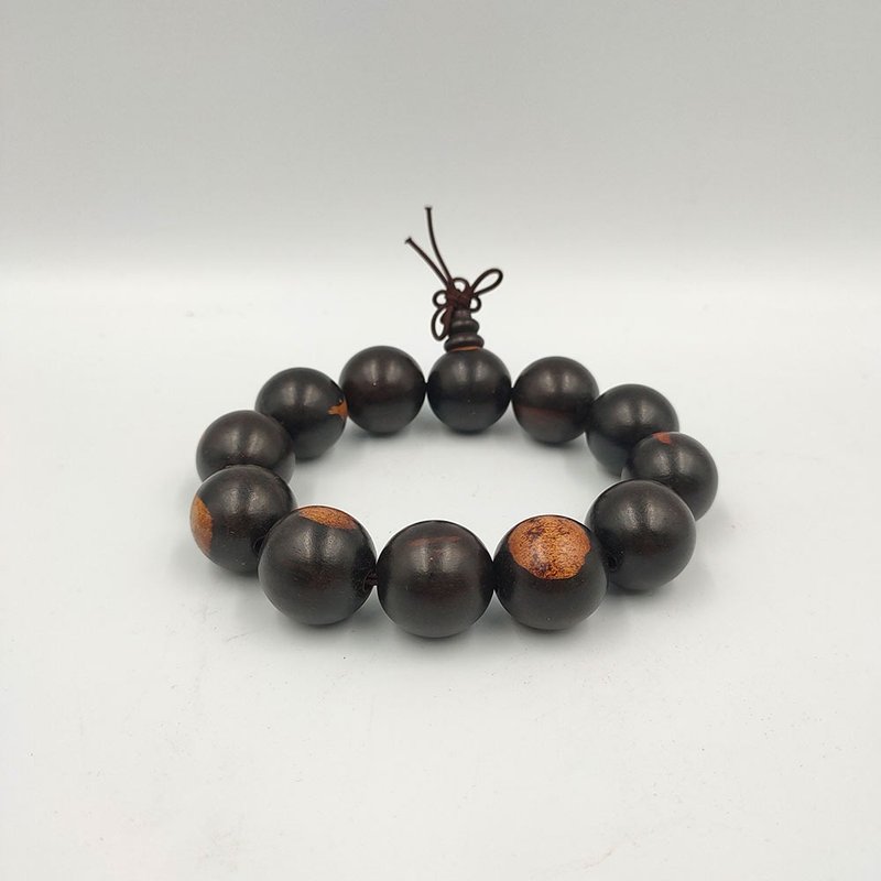 黑檀手串 手环 首饰 饰品 开运 - 手链/手环 - 其他材质 黑色