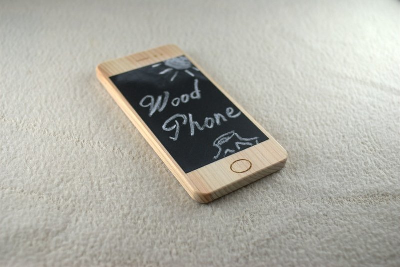 Doodle smartphone Wood-Phone - 玩具/玩偶 - 木头 咖啡色