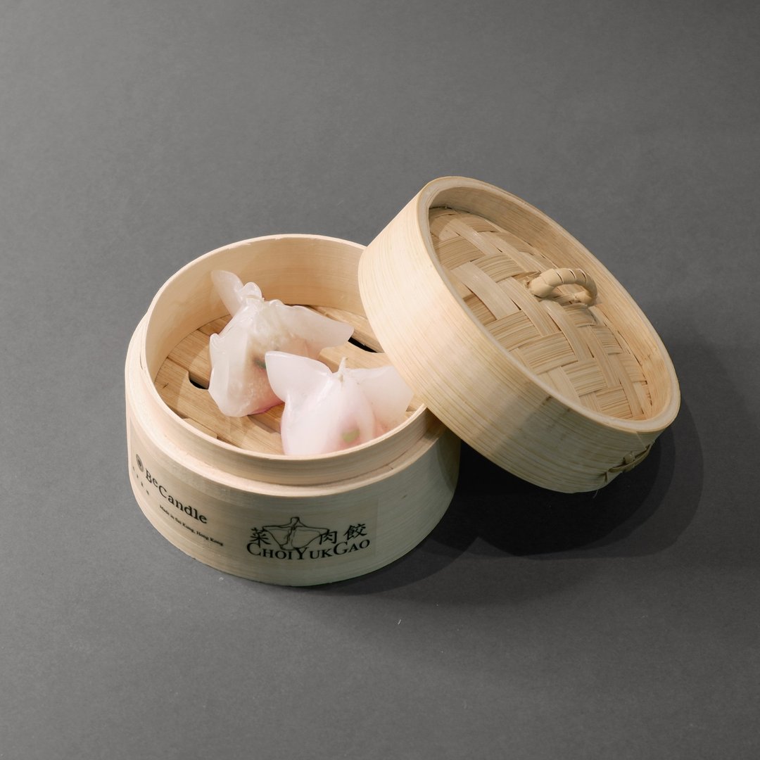 BeCandle 港式点心蜡烛 菜肉饺 DIM SUM CANDLES 'CHOI YUK GAO' - 蜡烛/烛台 - 蜡 