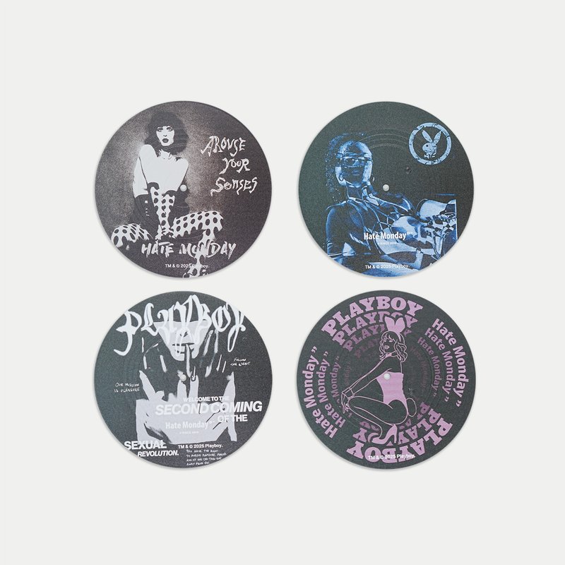 HATE MONDAY X Playboy - Coasters杯垫(PBHMS25A85) - 其他 - 其他材质 