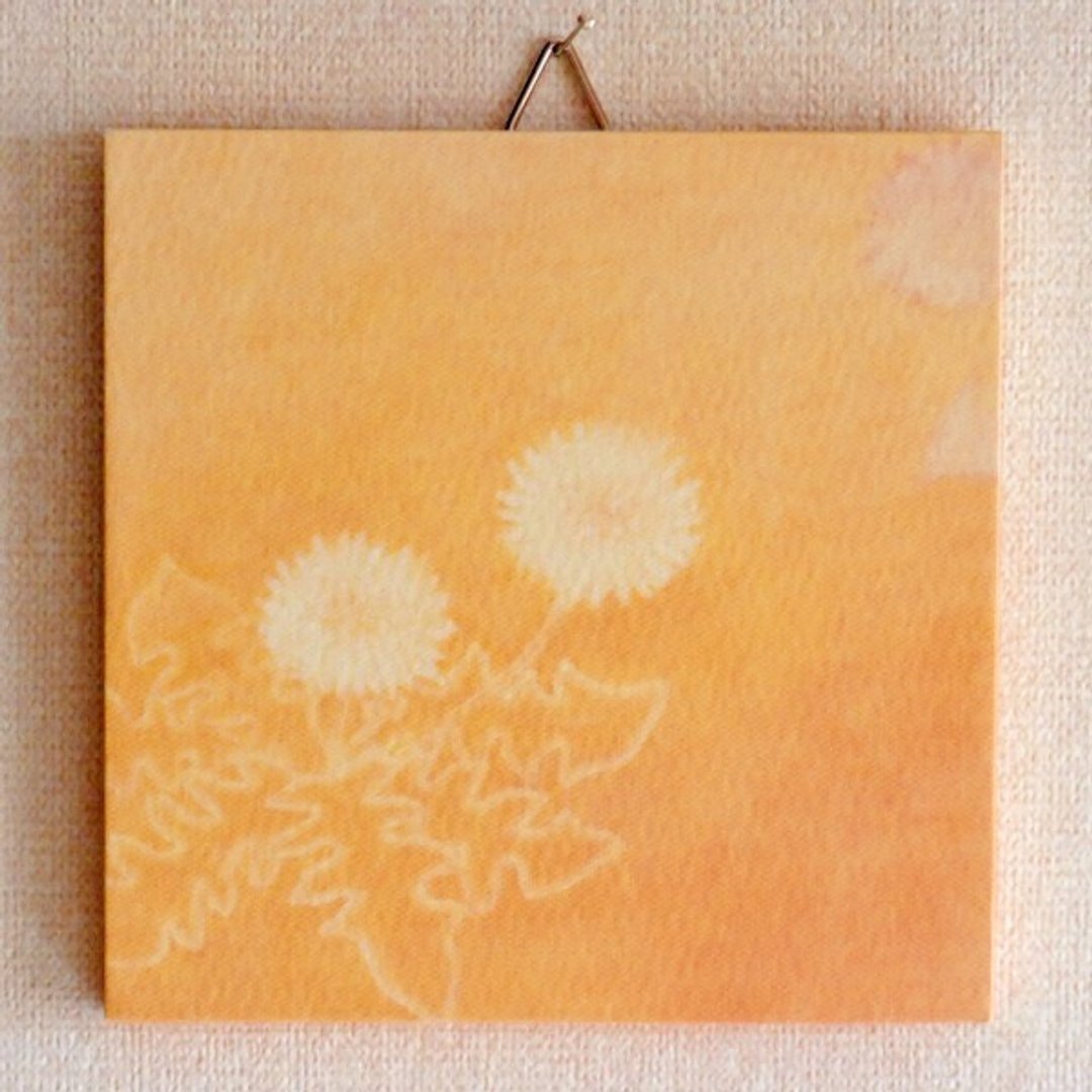 Mini panel No.40 / Fragment of memory - 海报/装饰画/版画 - 纸 黄色