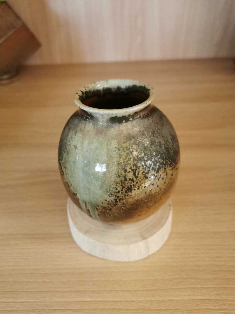 柴烧自然落灰小花瓶 - 茶具/茶杯 - 陶 