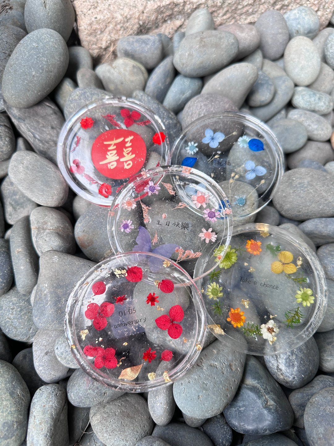 水晶杯垫 (加入文字) - 蜡烛/烛台 - 其他材质 