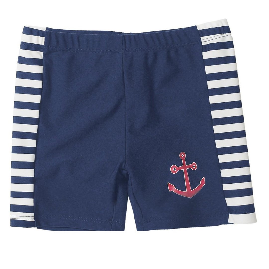 德国Playshoes 抗UV防晒男童泳裤-海军风 - 泳衣/游泳用品 - 尼龙 