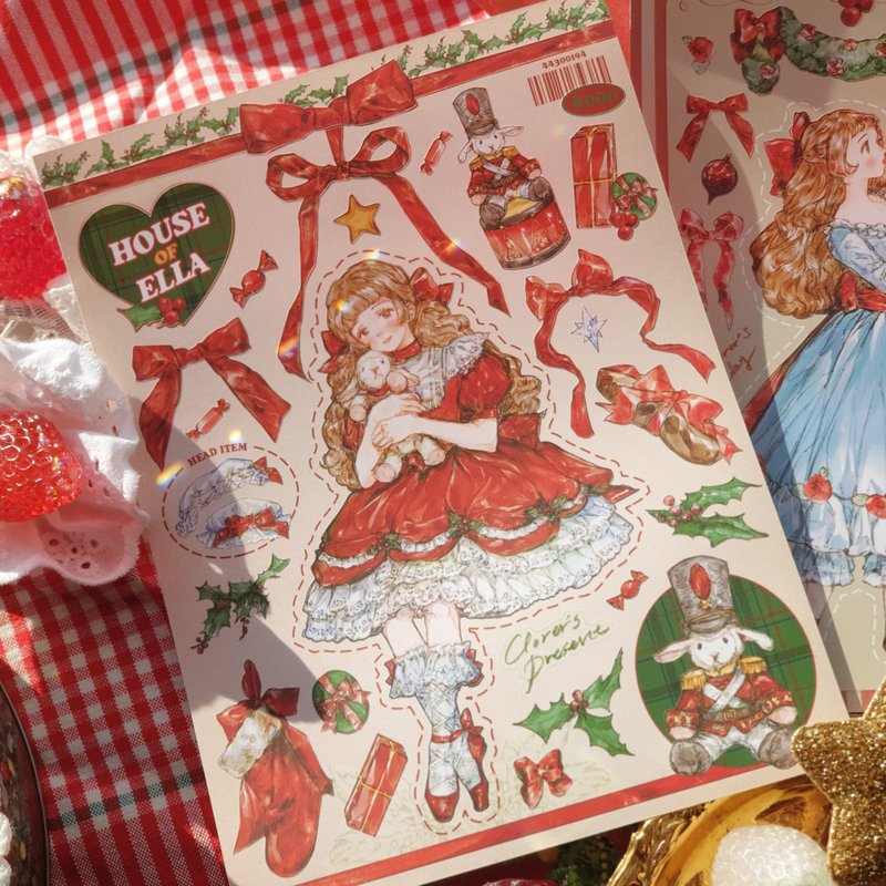 Clover's Christmas 密封贴纸组 - 贴纸 - 塑料 