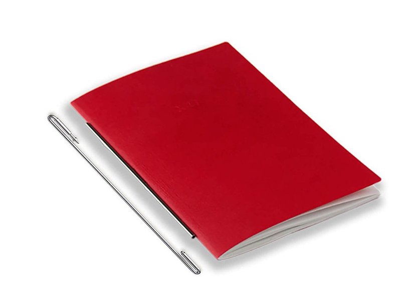 【内页补充本 - 尺寸a6】宝石红│专利弹轨│拆换笔记│德国x47 - 笔记本/手帐 - 纸 红色