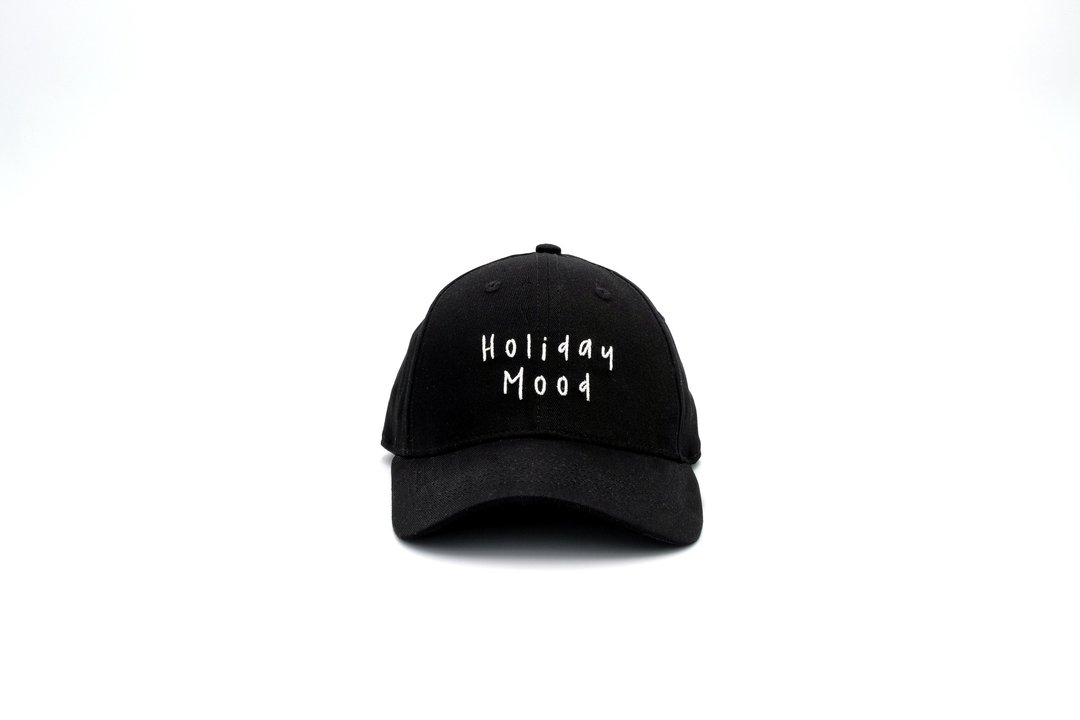 Holiday mood cap 帽子 - 帽子 - 棉．麻 黑色