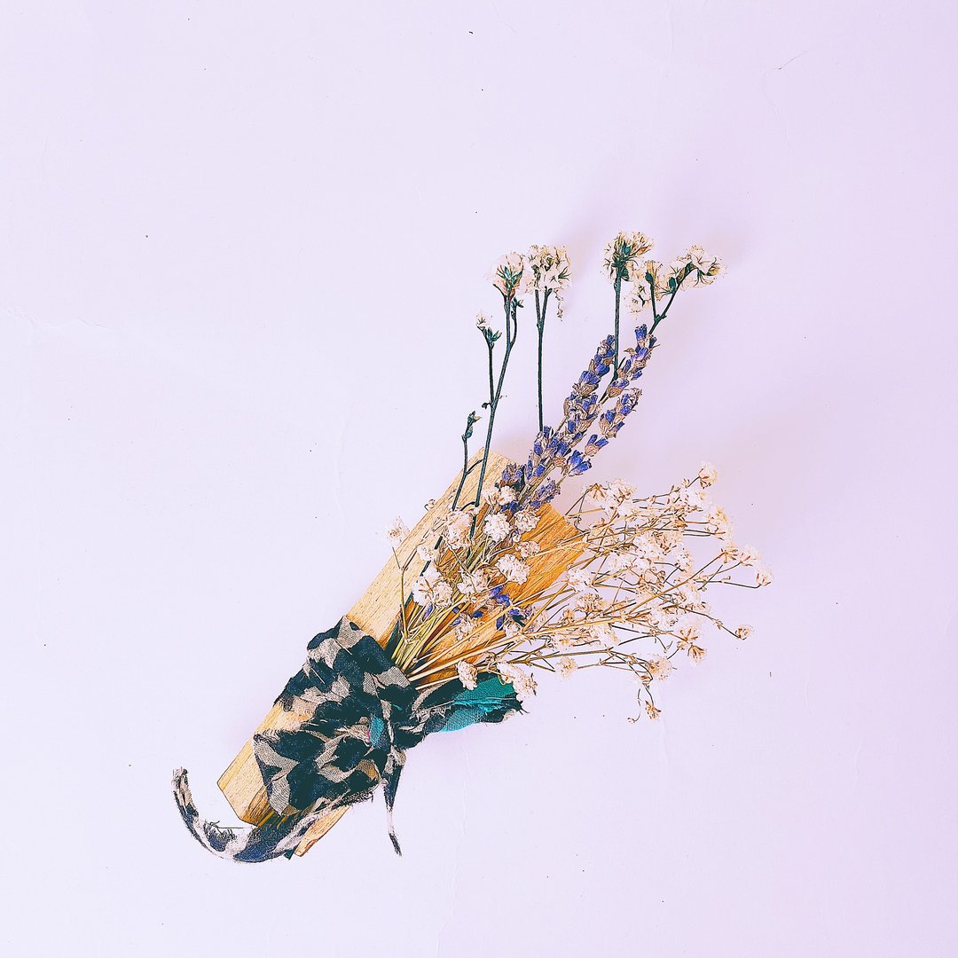 生命之花冥想净化组_太阳_薰衣草+满天星+水晶草+圣木两根 - 香薰/精油/线香 - 植物．花 多色