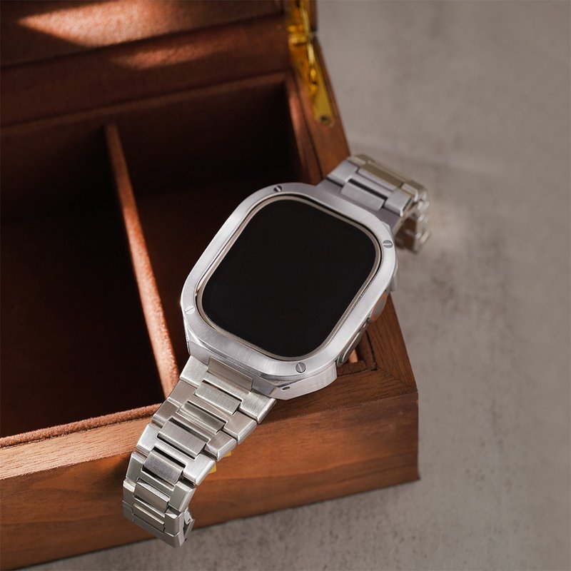 Apple watch - 高质感不锈带套组 - 黑  苹果 - 表带 - 不锈钢 