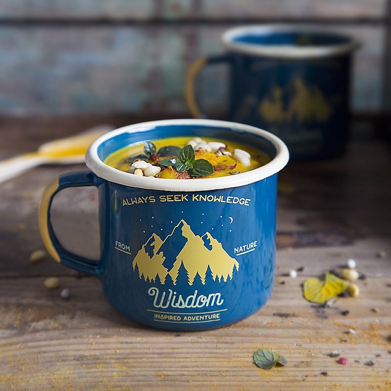 SUSS- 波兰emalco 睿智Wisdom系列珐琅马克杯(蓝)-轻微瑕疵特卖 - 咖啡杯/马克杯 - 珐琅 蓝色