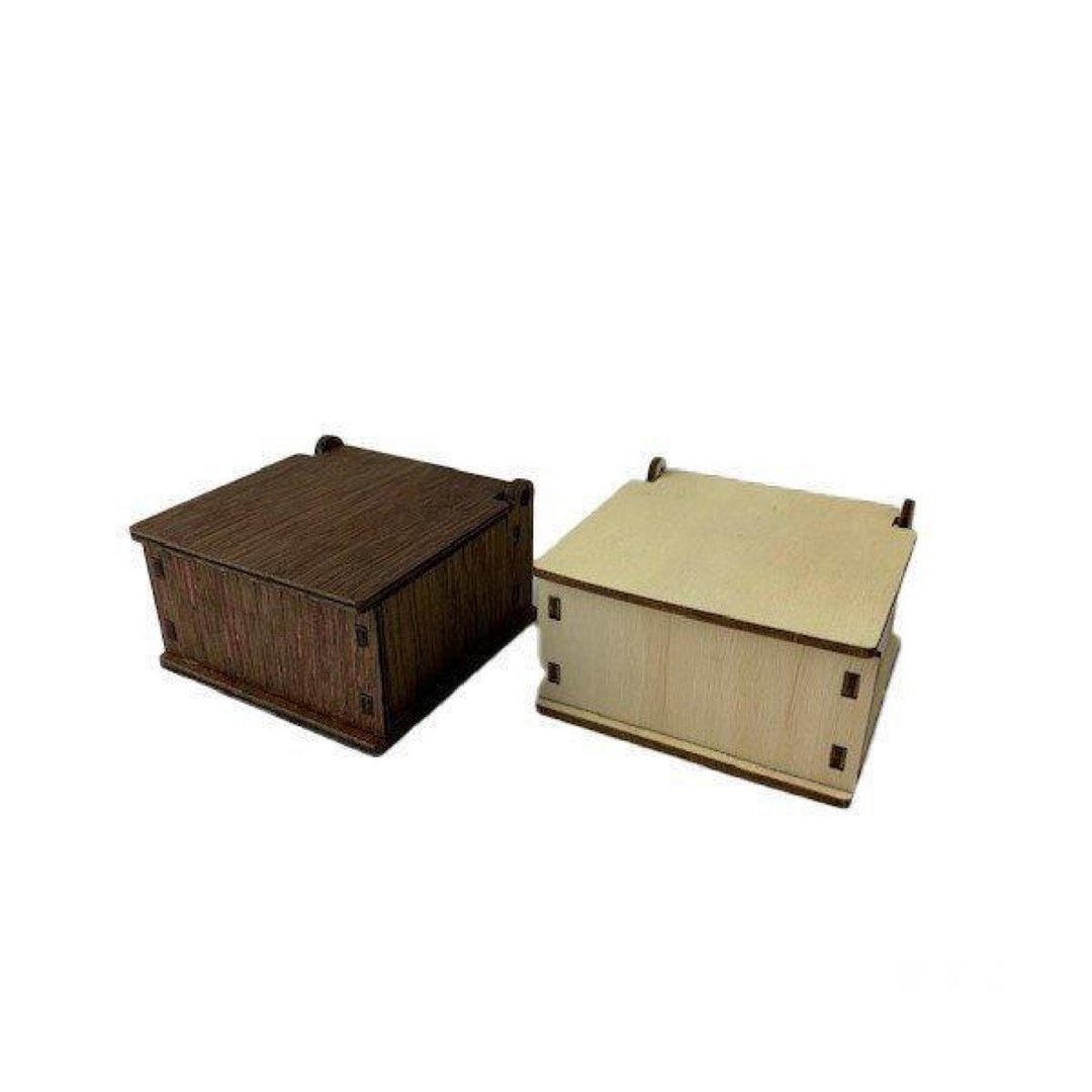 ACCESSORIES JEWELRY BOX CLOSURE 2color - 收纳用品 - 木头 咖啡色