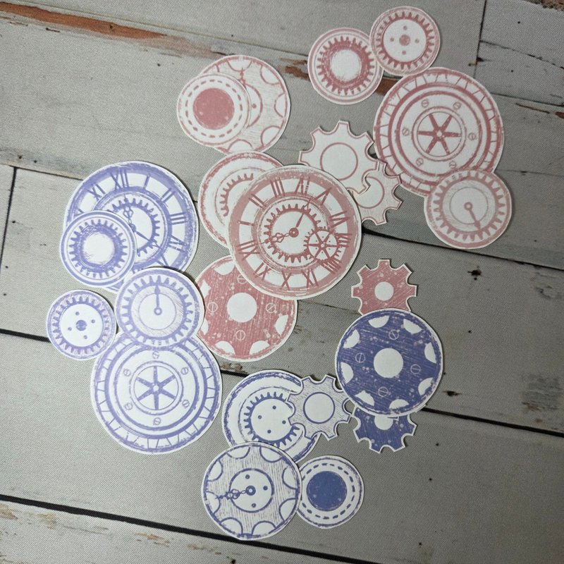 名称: 齿轮2 - 贴纸 - 纸 