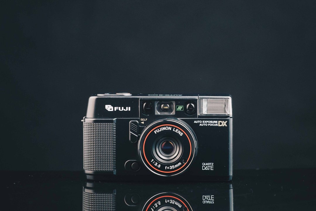 FUJI AUTO-8 DATE #128 #135底片相机 - 相机 - 其他金属 黑色