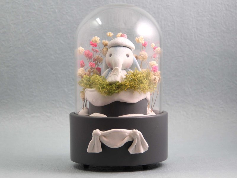 旋转音乐盒 - 摆饰 - 粘土 