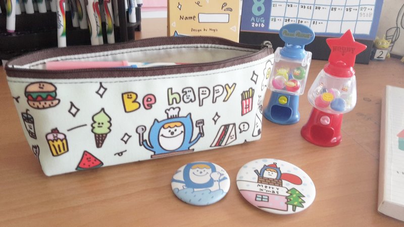 Ning's铅笔袋/化妆包#2 - 铅笔盒/笔袋 - 其他材质 