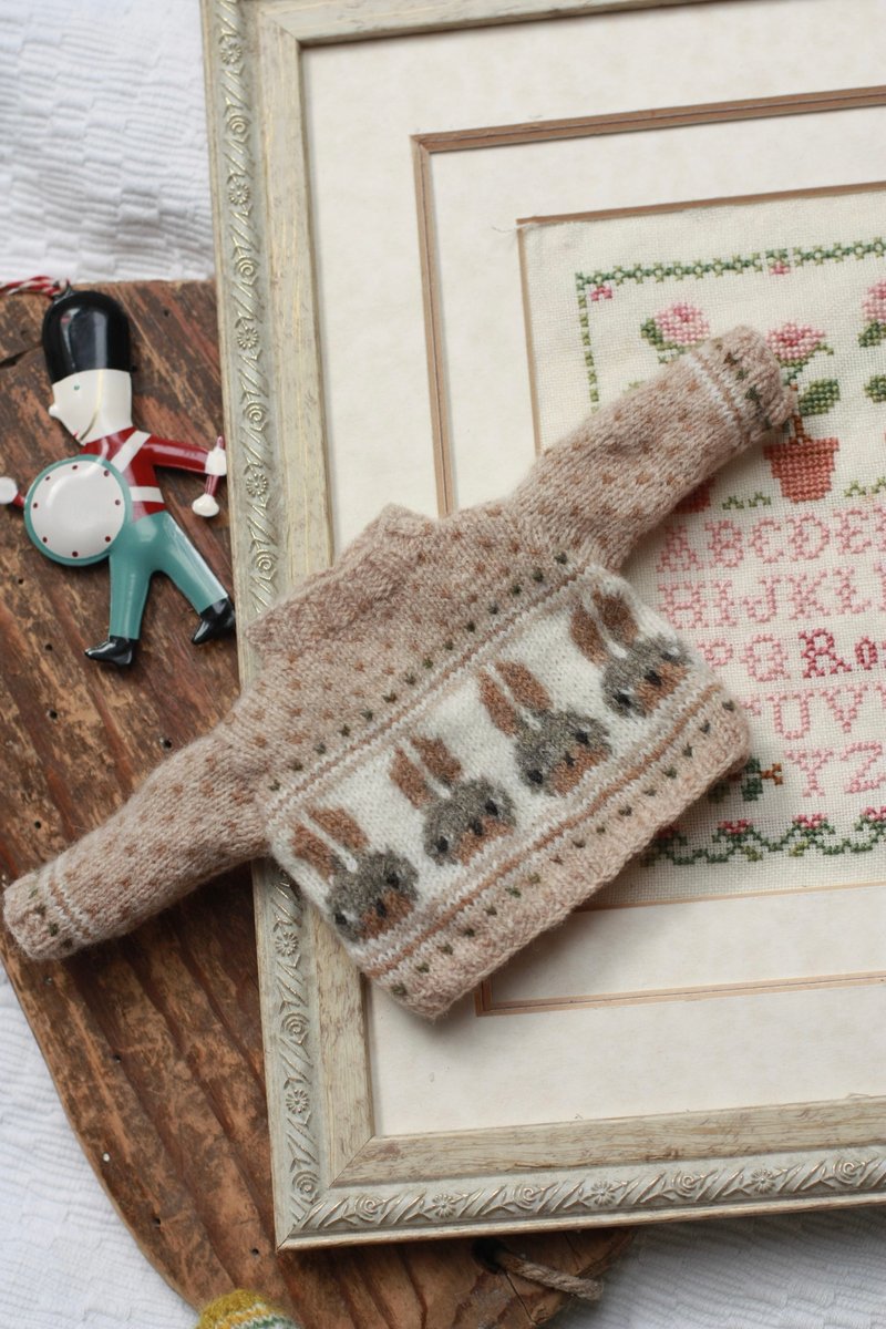 布莱斯的 3 件毛衣 - 玩偶/公仔 - 羊毛 绿色