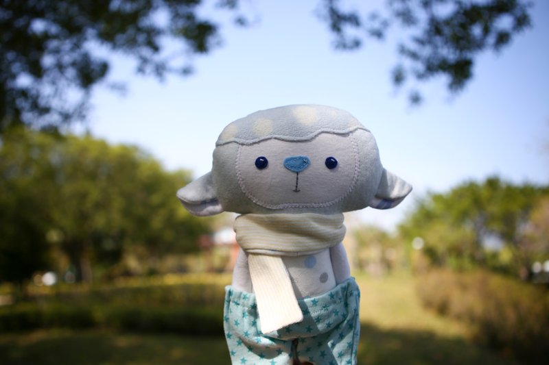 【衣服纪念玩偶】绵羊 - 其他 - 棉．麻 蓝色