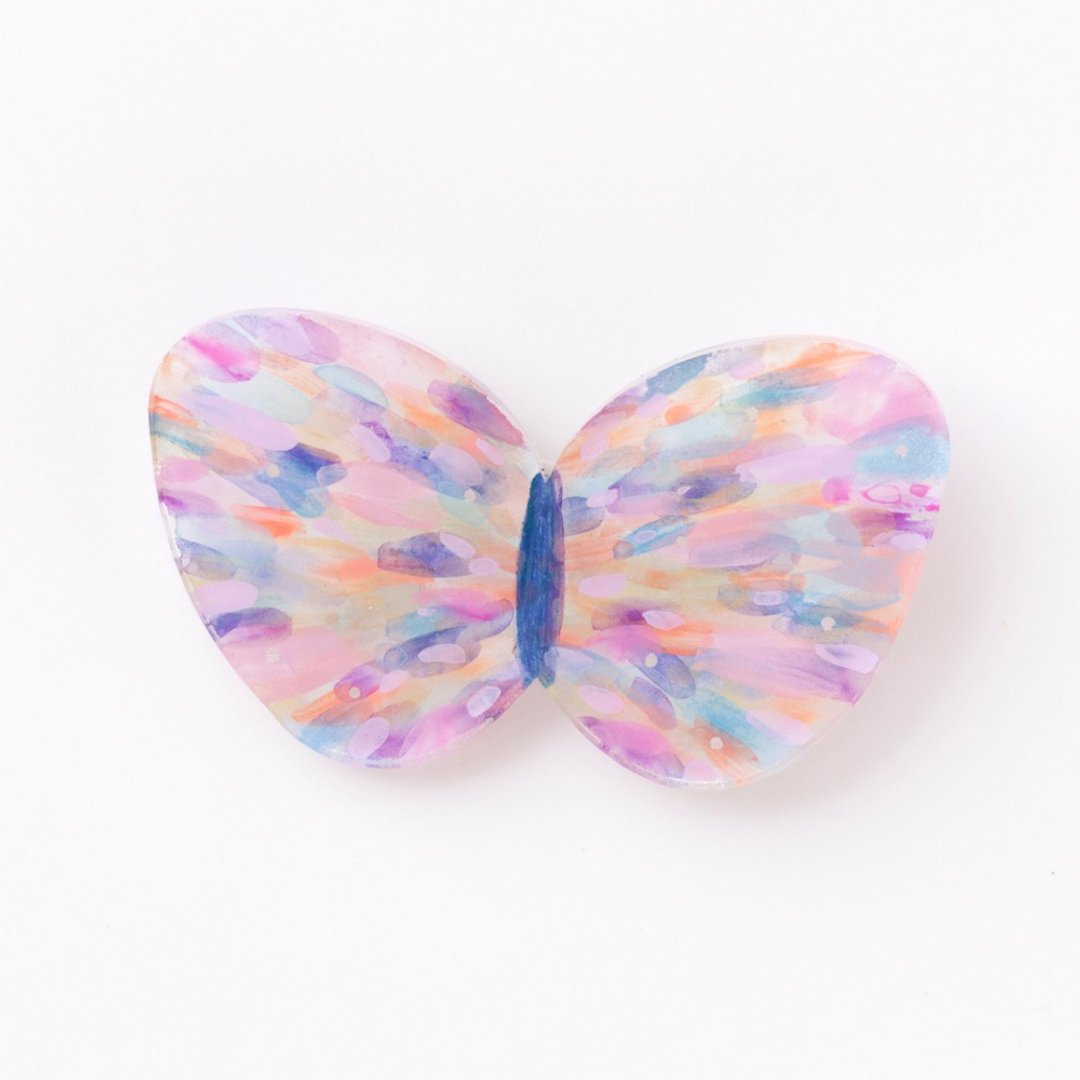 brooch - 胸针 - 压克力 粉红色