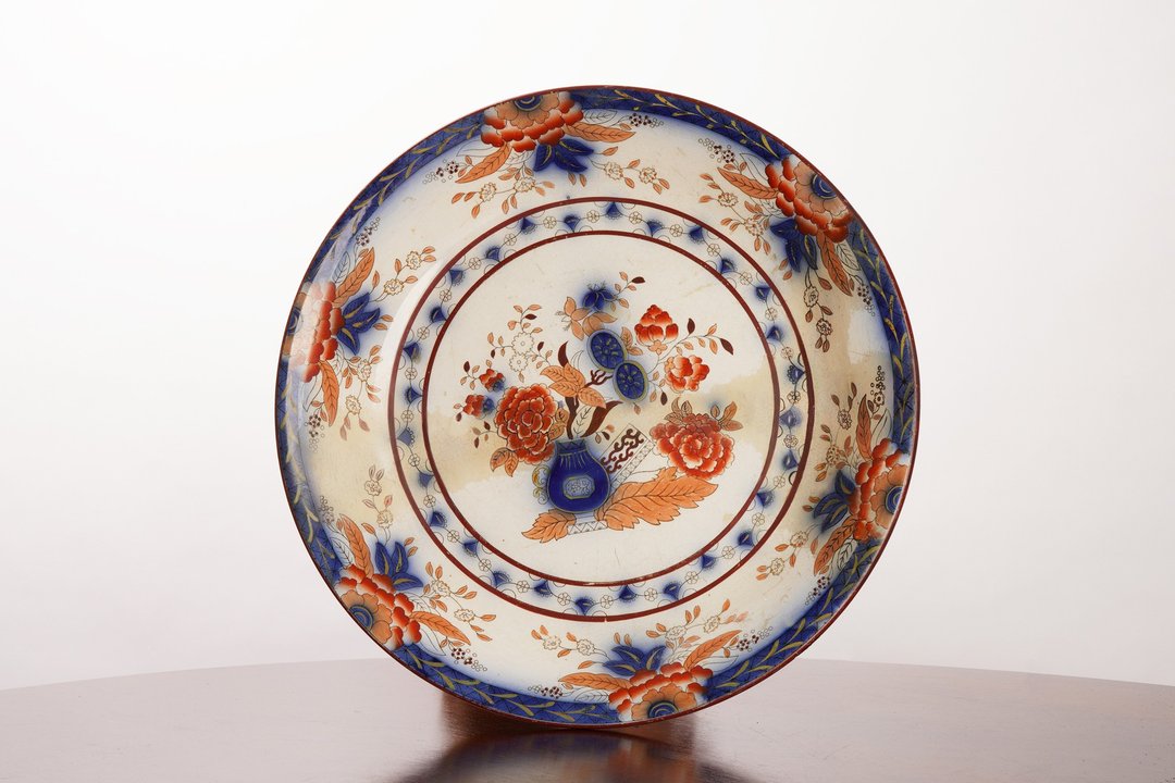 1835年Petrus Regout 波斯系列装饰展示瓷盘(PO25)/荷兰古董/老件 - 摆饰 - 瓷 多色