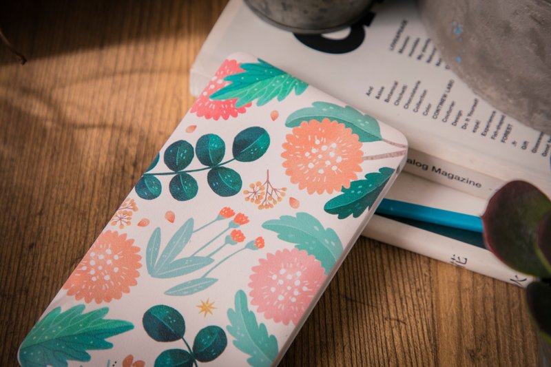 10000mAh双线行动电源-活力花朵 - 充电宝/传输线 - 塑料 绿色