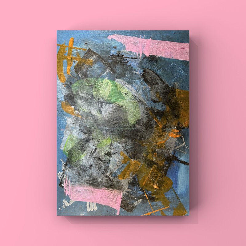 蝶羽化—抽象画/压克力画/居家装饰/挂画 - 海报/装饰画/版画 - 压克力 